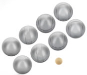 8 Petanque balls - w